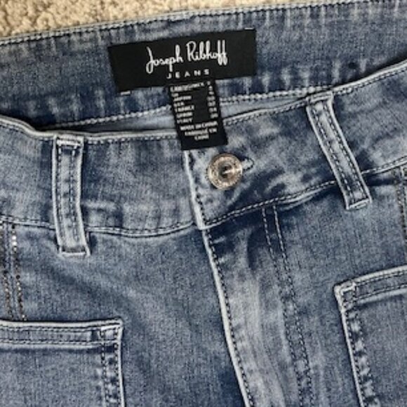 Joseph Ribkoff Rhinestone Stripe Jean, 2 - Picture 7 of 9